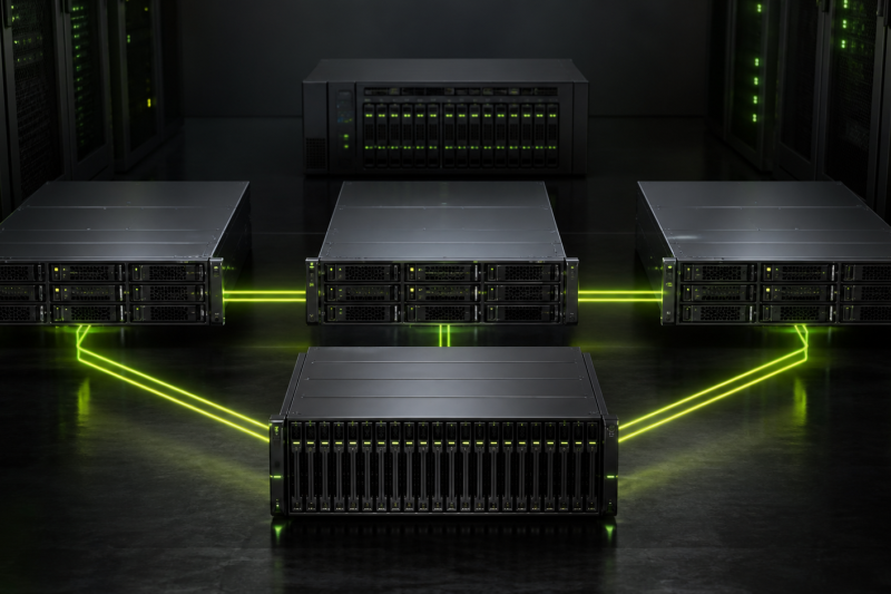 HA-кластер Proxmox с общим NVMe-хранилищем