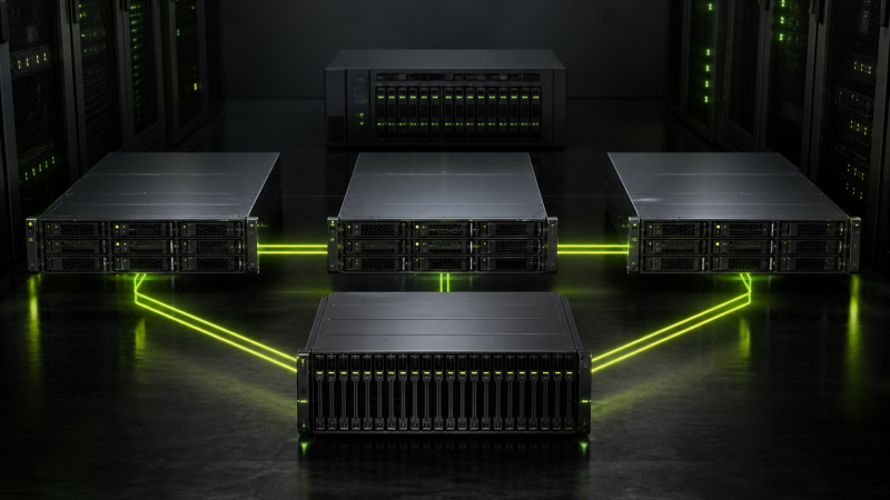 HA-кластер Proxmox с общим NVMe-хранилищем